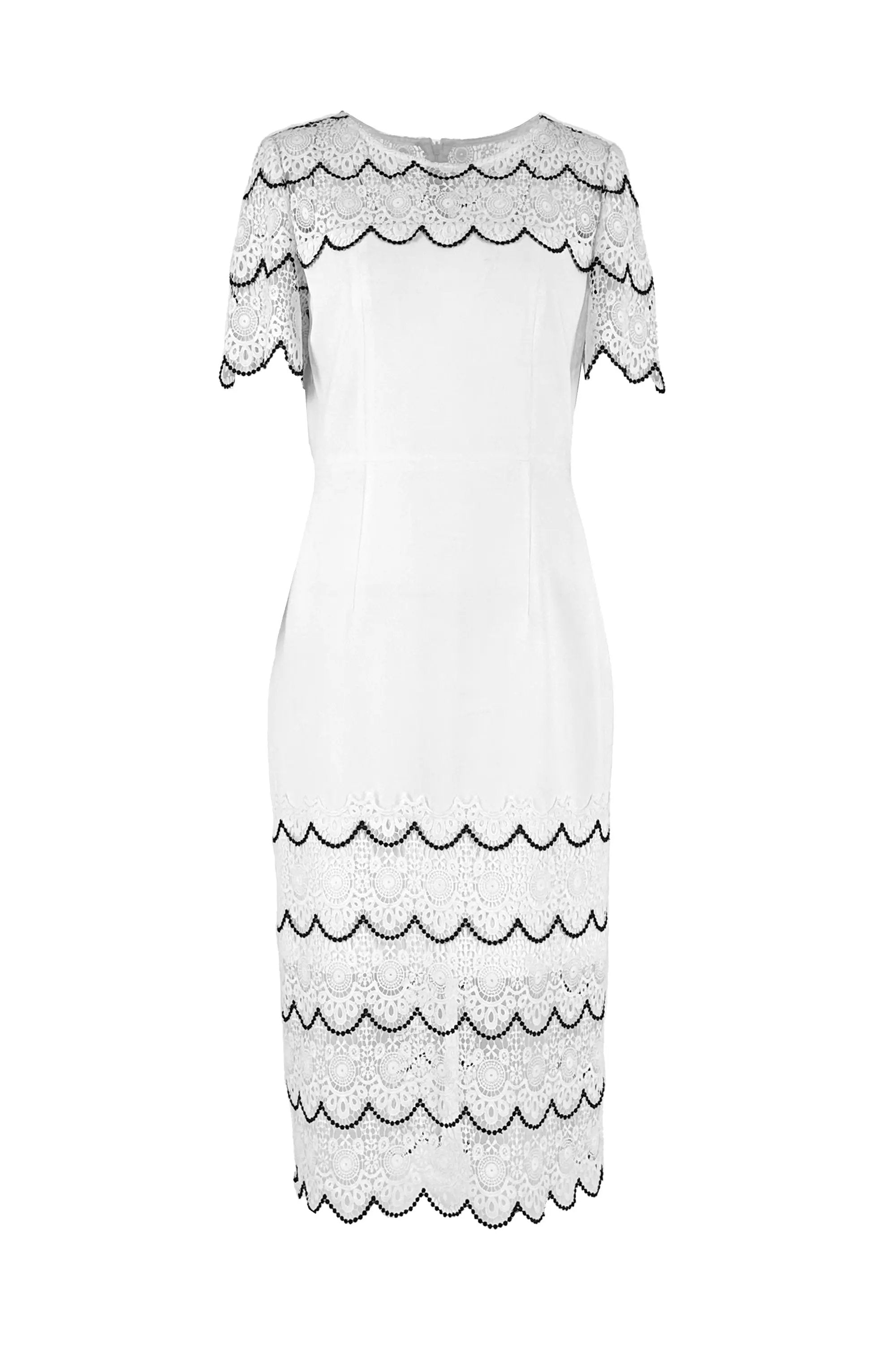 Women's Summer Hollow Pattern Elegant Bohemian Dress ULA